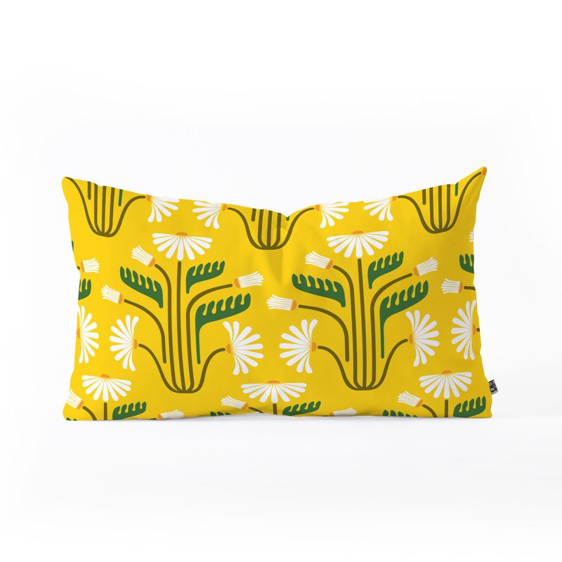 Coussin lombaire marguerites raven jumbo