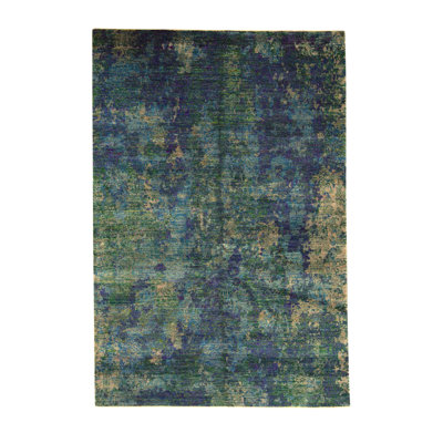 Silk Abstract Indoor Rug