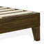 Structure de grand lit avec 4 pieds en bois massif et 2 pieds centraux supplémentaires - finition noyer-384336241-384336244