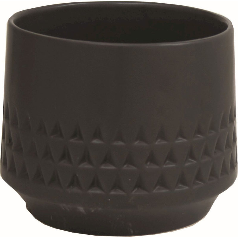 Vivenne Ceramic Pot Planter, Black