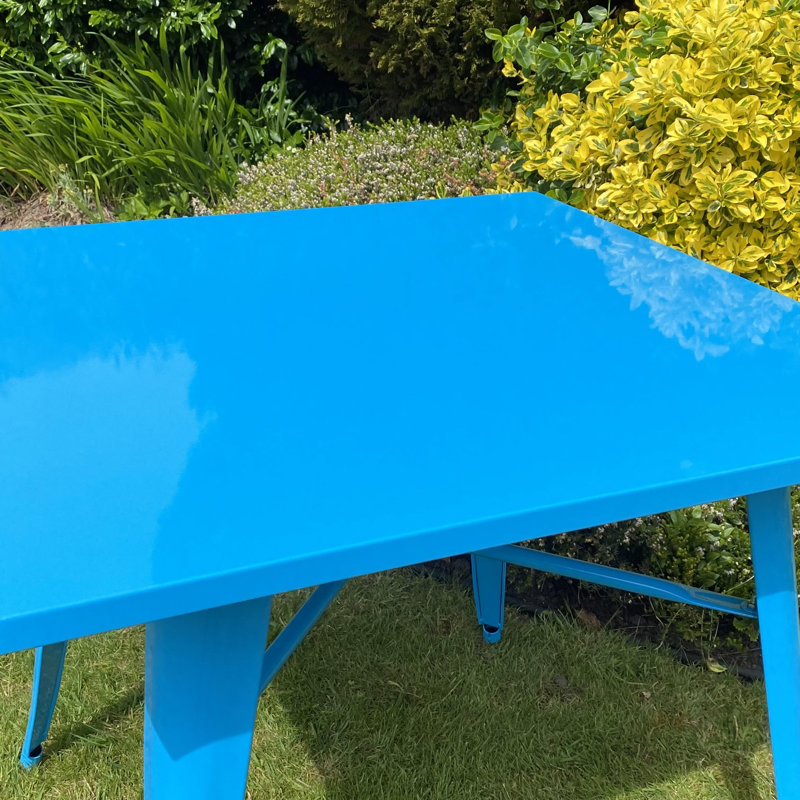 Zanesfield Dining Table, Blue