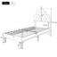 Wiedeman Upholstered 90 X 190cm Bed-136823979-92428077