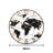 Large Metal Wall Clock