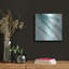 Art mural en métal «Silver Springs 2 Blue Green» par Albena Hristova-102867543