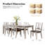 Modern 6 - Person Solid Wood Dining Table Set-1751120702