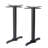 Set Of 2,H27.7 Cast Iron Table Base With "I" Type Table Feet , Table Leg Black