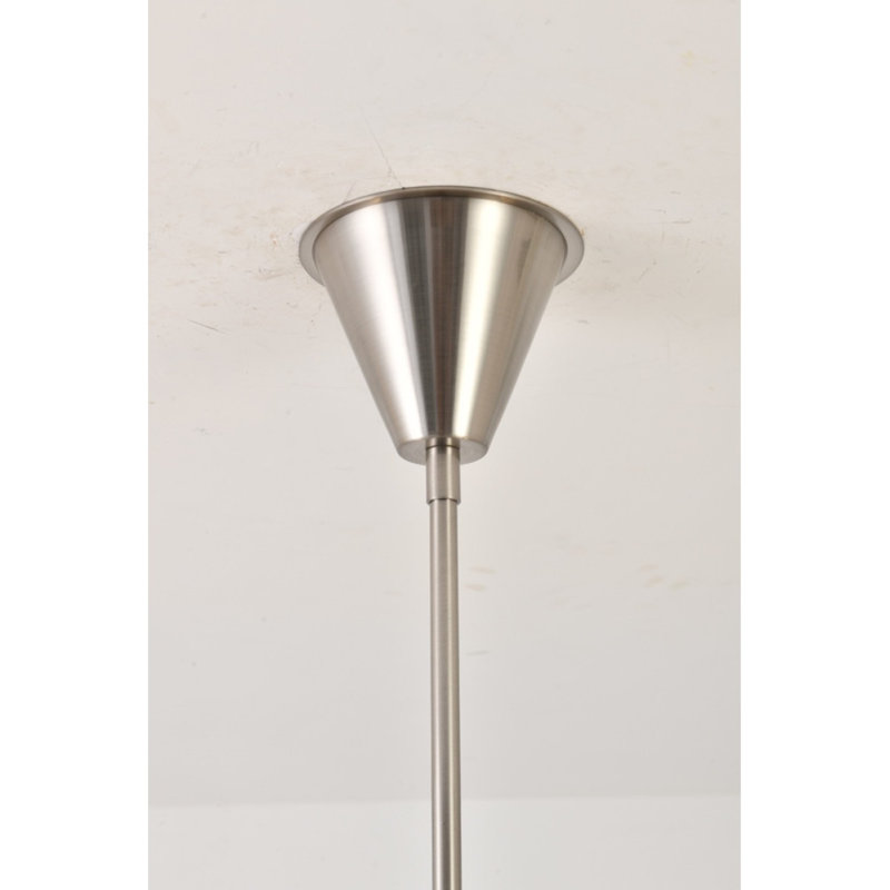 Lustre Dax, Bronze antique, Blanc lustré, 22” Width x 18” Height