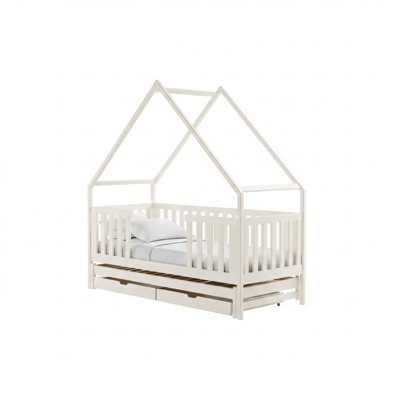 Aaliyan Single (3') Solid Wood Drawers Bed Frame with Mattress