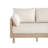 Wavefront 77" Outdoor Sofa In Natural Eucalyptus And Rope With Cream Cushions-1087249405