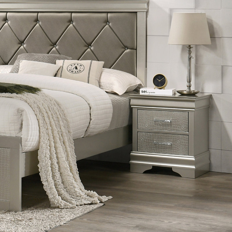 Mobilier de chambre à coucher 1pc moderne Glam