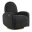 Fauteuil inclinable et pivotant 360 ° - noir-1562818480