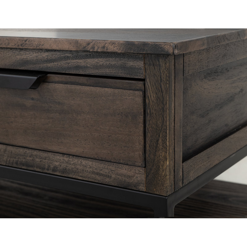 Table basse à 4 tiroirs et 1 tablette Kodeah