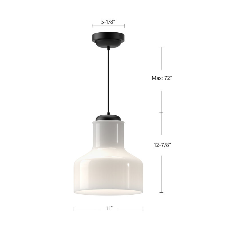 Westlake 1 - Light Single Pendant, Matte Black