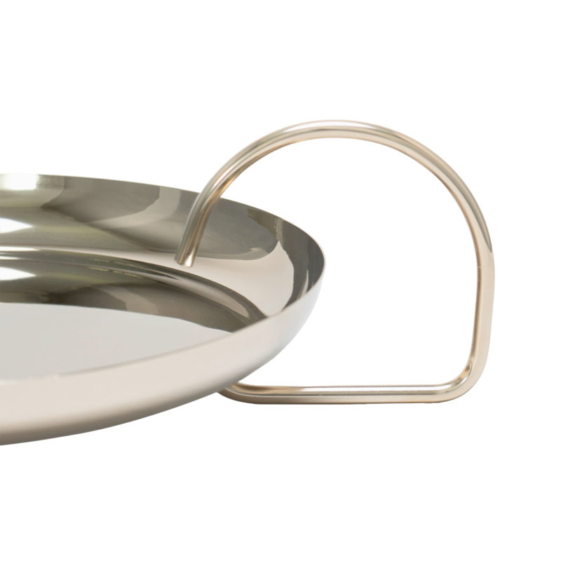 Calder Mini Serving Tray, Silver