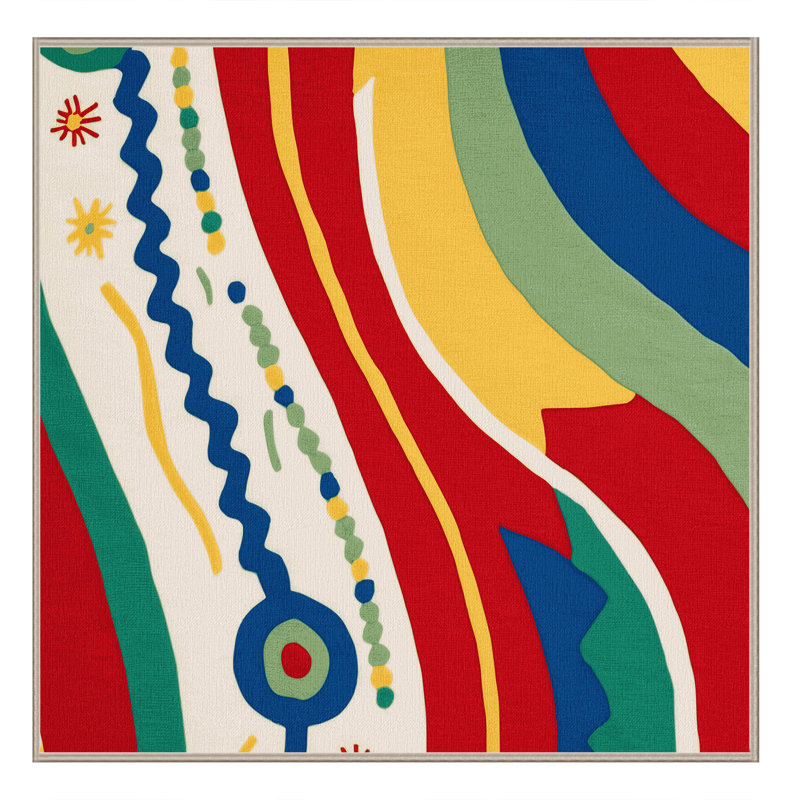 Peppy Loop Rug, Square 4'