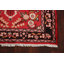 Tapis unique en laine noué à la main nouvel âge 3 pi 3 po x 5 pi Jovon en rouge / noir / rose