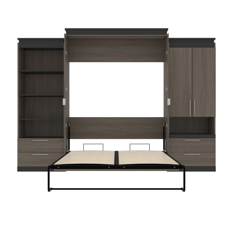 Artistica Murphy Bed, Bark Gray