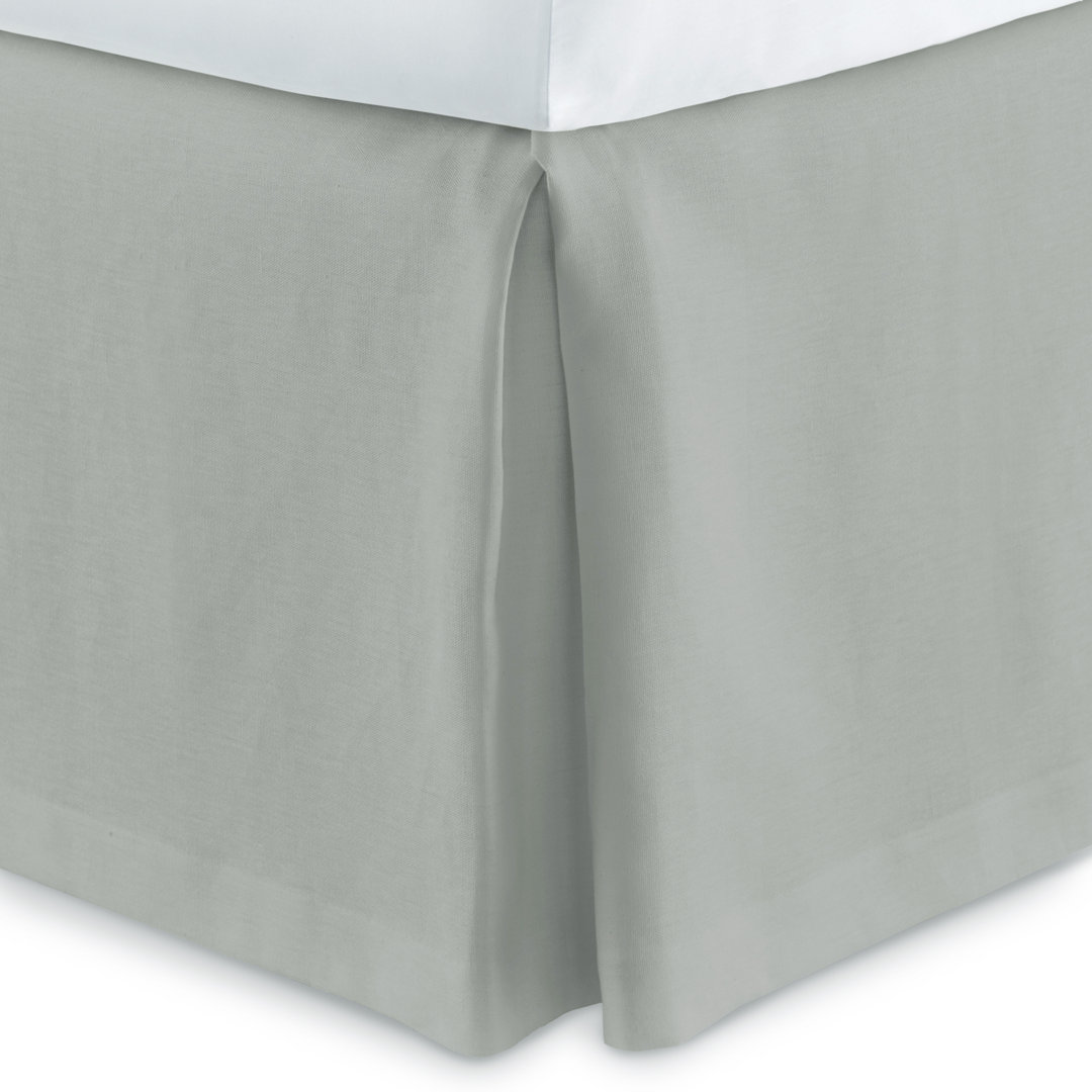 Mandalay Tailored Linen Bed Skirt Peacock Alley