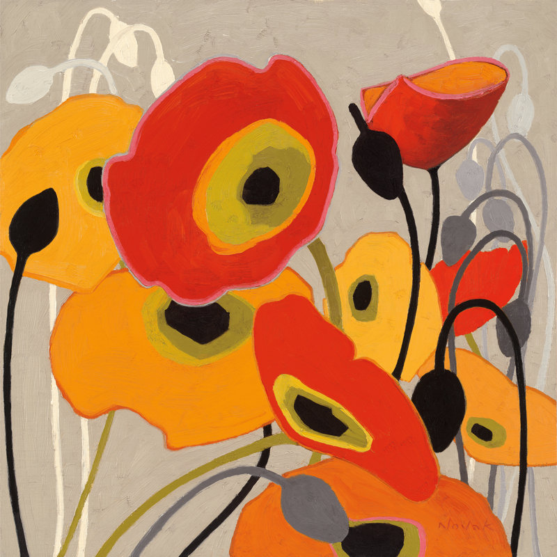 " Mango Tango I " by Shirley Novak Painting Print, 30" H x 30" W  