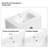 29.9'' Single Bathroom Vanity with Ceramic Top-92615165
