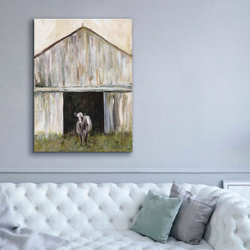 «August Mornin 'Chores» par Kamdon Kreations, art mural sur toile August Grove®, H 54 po x l 40 po x P 1,5 po