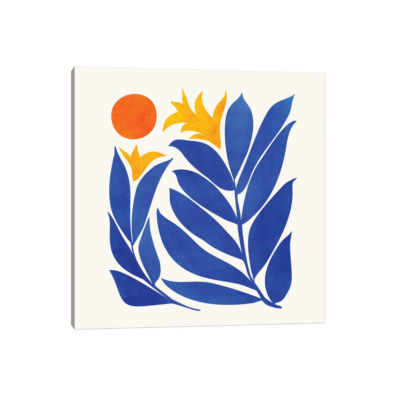 Community Garden by Modern Tropical - Wrapped Canvas Painting, 30.48 cm H x 30.48 cm W