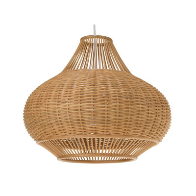Hatsu 1 - Light Satin Teardrop Pendant
