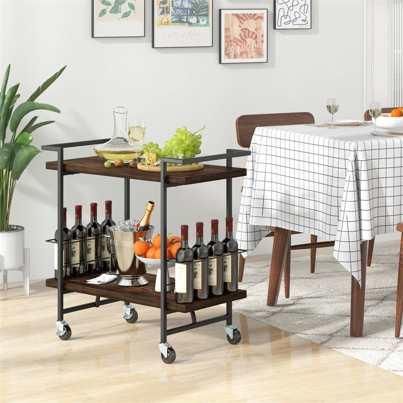 Albanne Metal Bar Cart