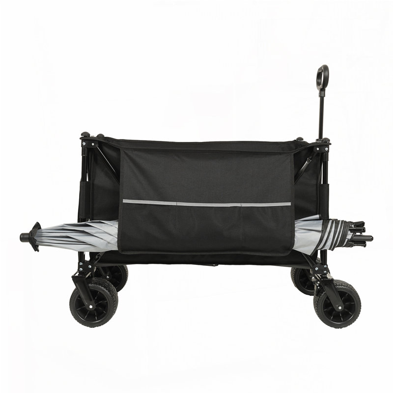 Foldable Extended Wagon, Black