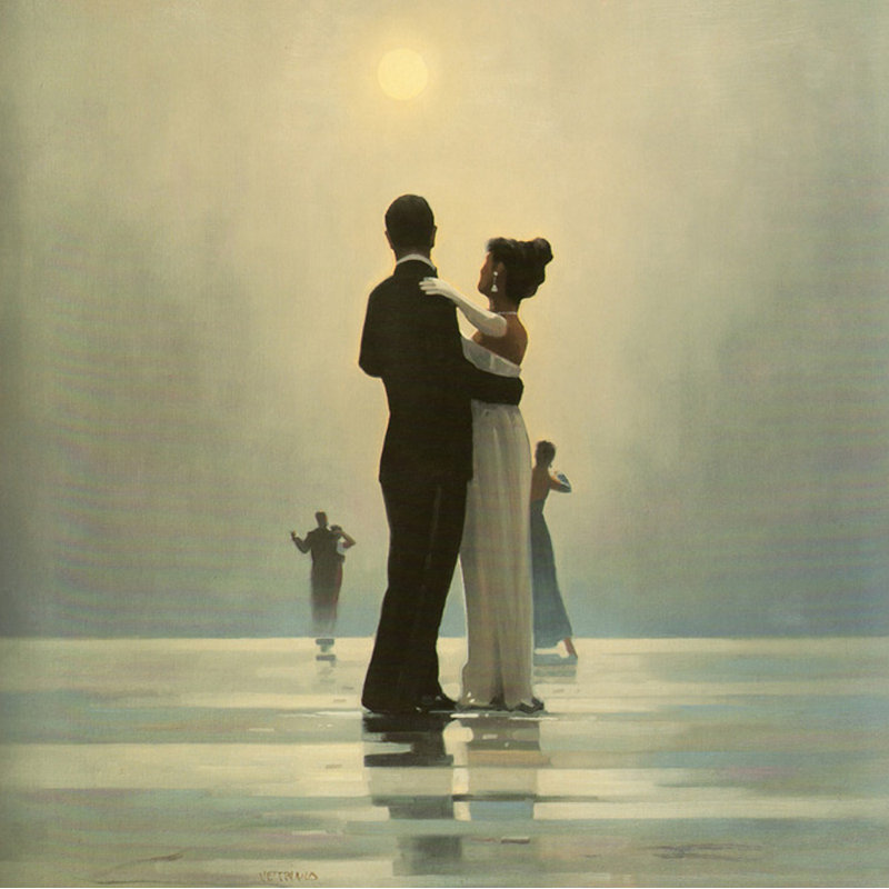 Dance Me to the End of Love, 36" H x 36" W