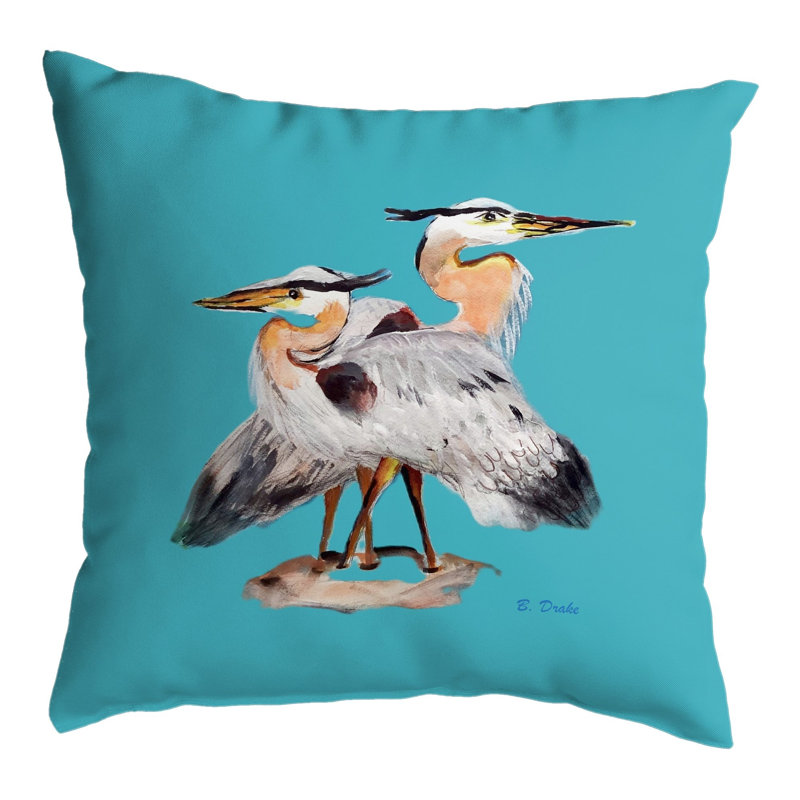Oreiller bleu Mron Mr Heron