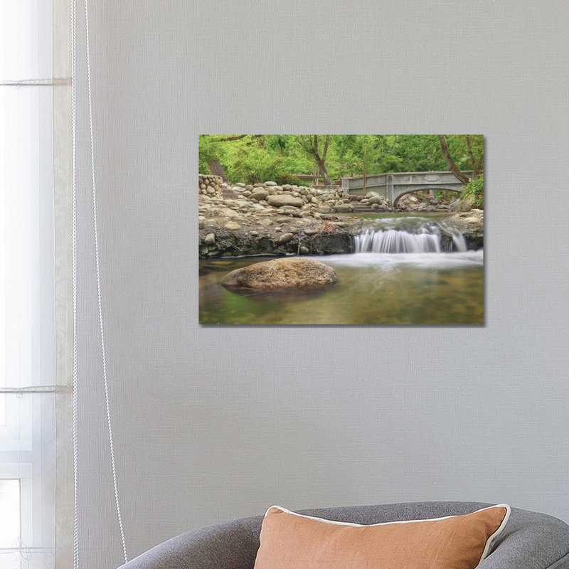 Lithia Park Bridge - Wrapped Canvas Print