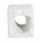 Lyra Outdoor Patio Karst Cave Inspired MGO Side Table, White