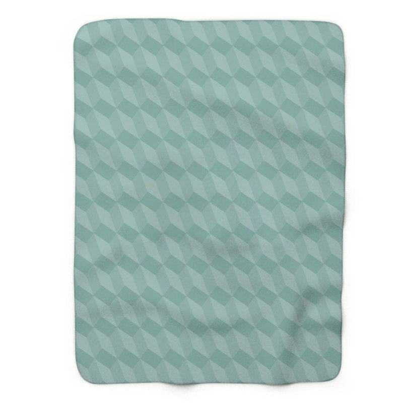Mode rétro - couverture sherpa de qualité supérieure 1 pièce, Lit simple