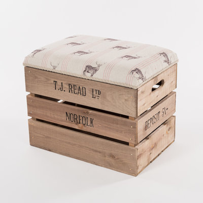 Caudle Solid Wood Accent Stool