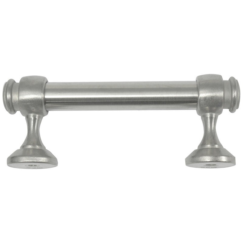Satin Nickel 3" Zinc Bar Pull with Mounting Hardware