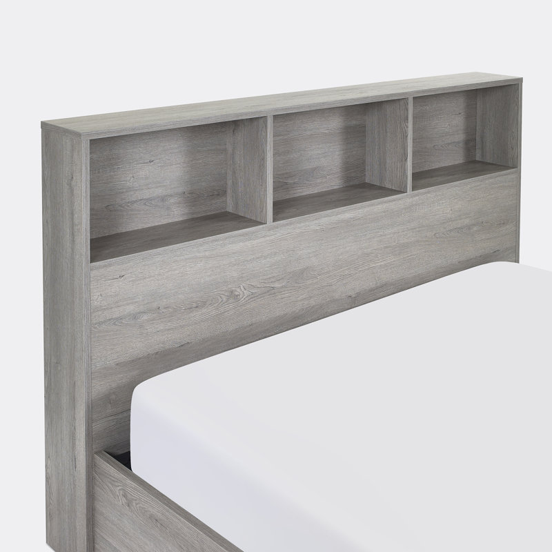 Baehr Bed, Kingsize (5'), Grey