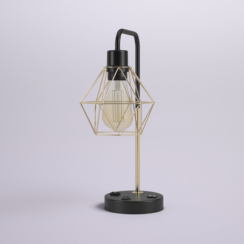 Bertha Metal USB Table Lamp