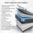  14in. High-end Antistatic Medium & Firm Revenible Cashmere Gel Memory Foam Mattress CertiPUR-US, OEKO-TEX SGS Certified-234750681-234750684
