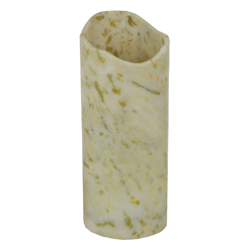 Decimus 10'' H Jadestone Tabletop Votive Holder with Candle Included