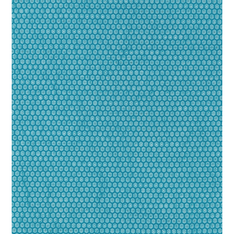 Tissu tissé en nid d’abeille Breeze, Turquoise