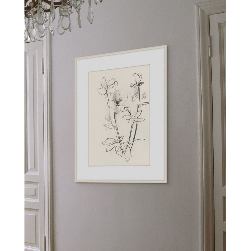 Hellebore Study 1 Print, 40" H x 32" W