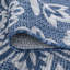 Tapis intérieur / extérieur bleu marine / gris clair Curvin-1981480447