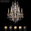 Bordeaux 6 Light 22in x 29in Chandelier in French Gold with Clear Heritage Handcut Crystals-175814138