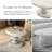 Jahmaal Curved Glossy Pedestal Side Table-1850944286