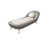 Similicuir beige / gris clair