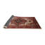 Tapis brun à motif oriental-38129709