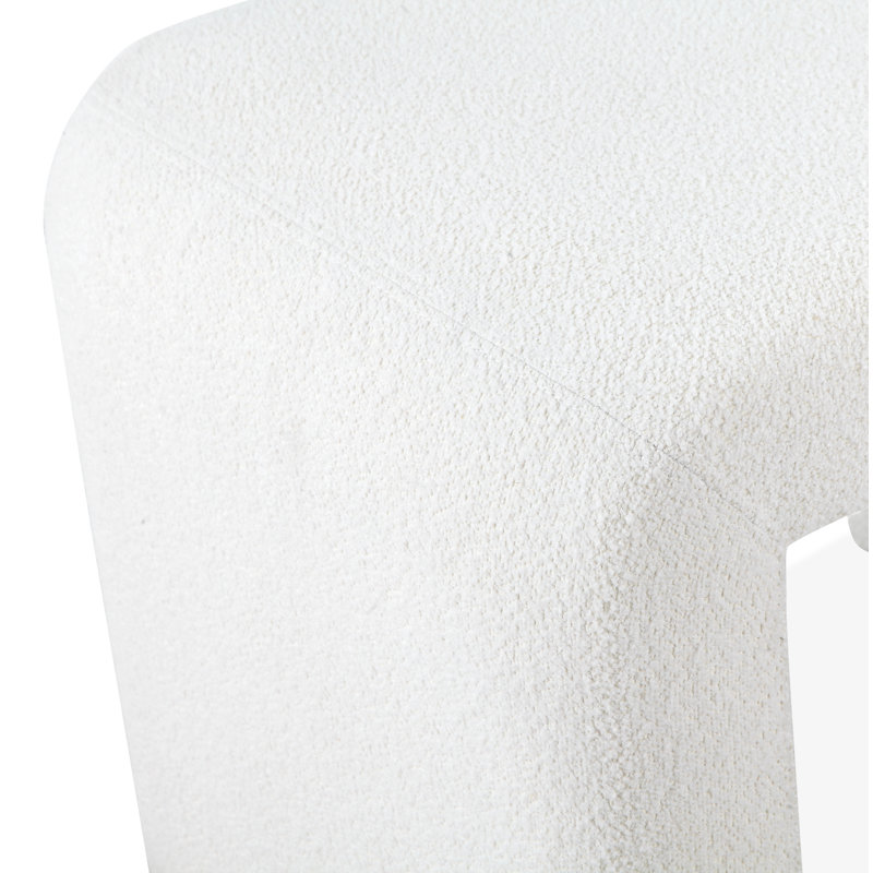 Solid + Manufactured Wood Accent Stool