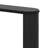 Wood Arched Console Table With Wood Beads, Mid Centeury Modern Curved Entryway Table-287790988
