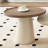 Cream wind small apartment coffee table